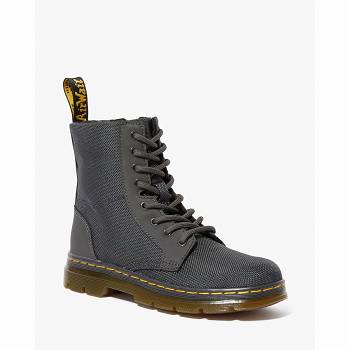 Dr Martens Gyerek Combs Extra Tough Poly Bakancs Szürke